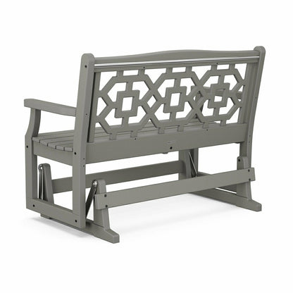POLYWOOD® Chinoiserie Glider | Plow & Hearth