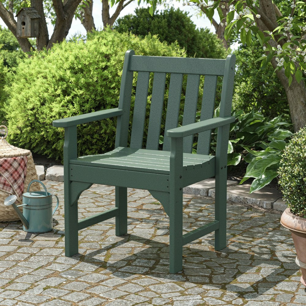POLYWOOD® Vineyard Garden Armchair | Plow & Hearth