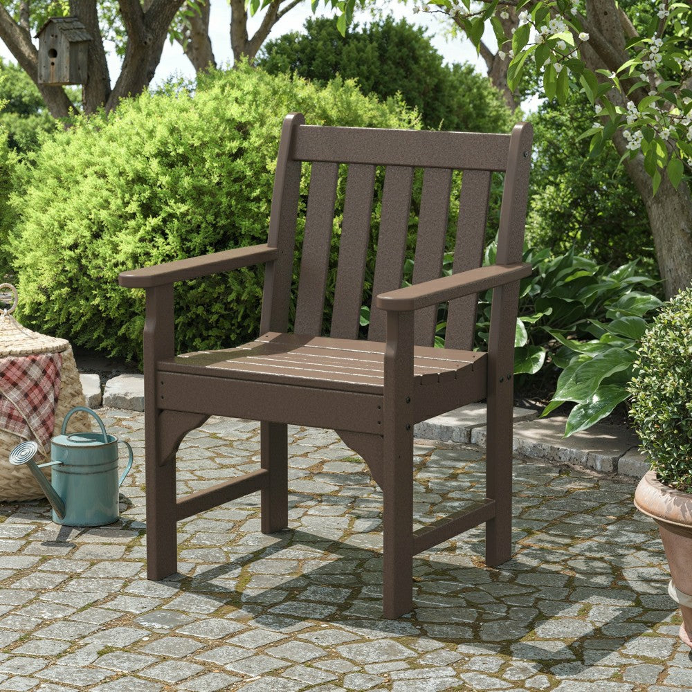 POLYWOOD® Vineyard Garden Armchair | Plow & Hearth