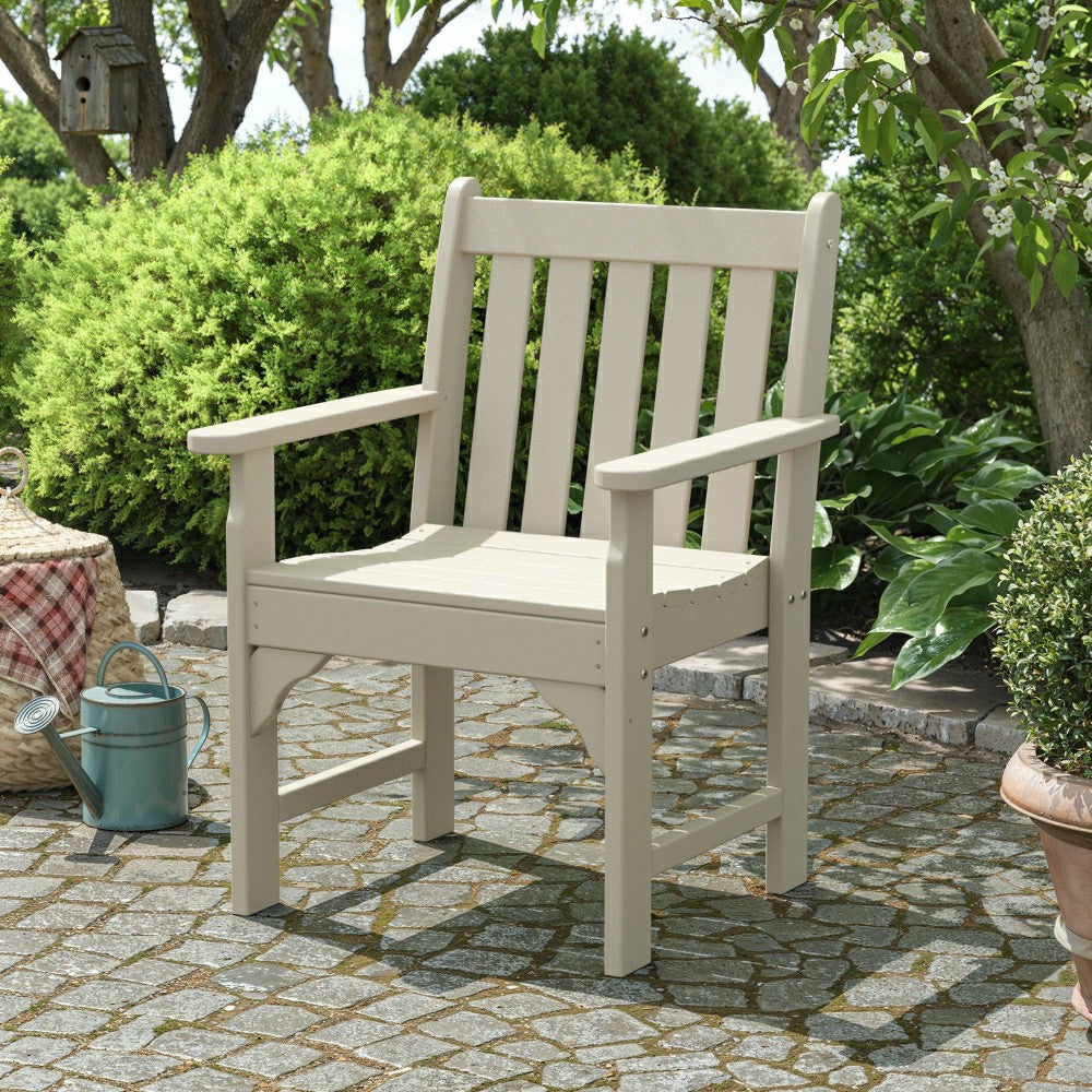 POLYWOOD® Vineyard Garden Armchair | Plow & Hearth