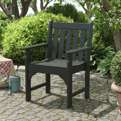 POLYWOOD® Vineyard Garden Armchair | Plow & Hearth