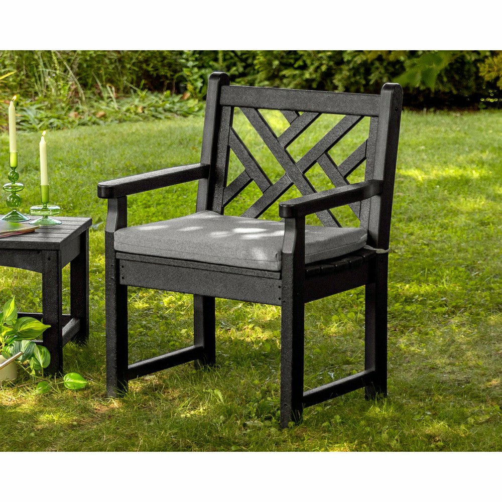 POLYWOOD® Chippendale Garden Armchair | Plow & Hearth