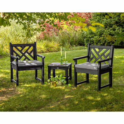 POLYWOOD® Chippendale Garden Armchair | Plow & Hearth