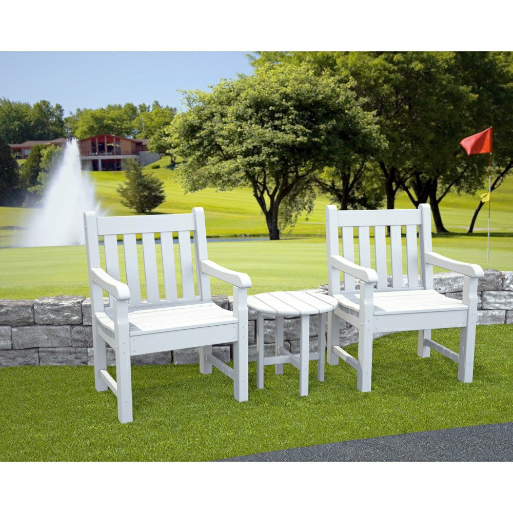 POLYWOOD® Rockford Garden Armchair | Plow & Hearth