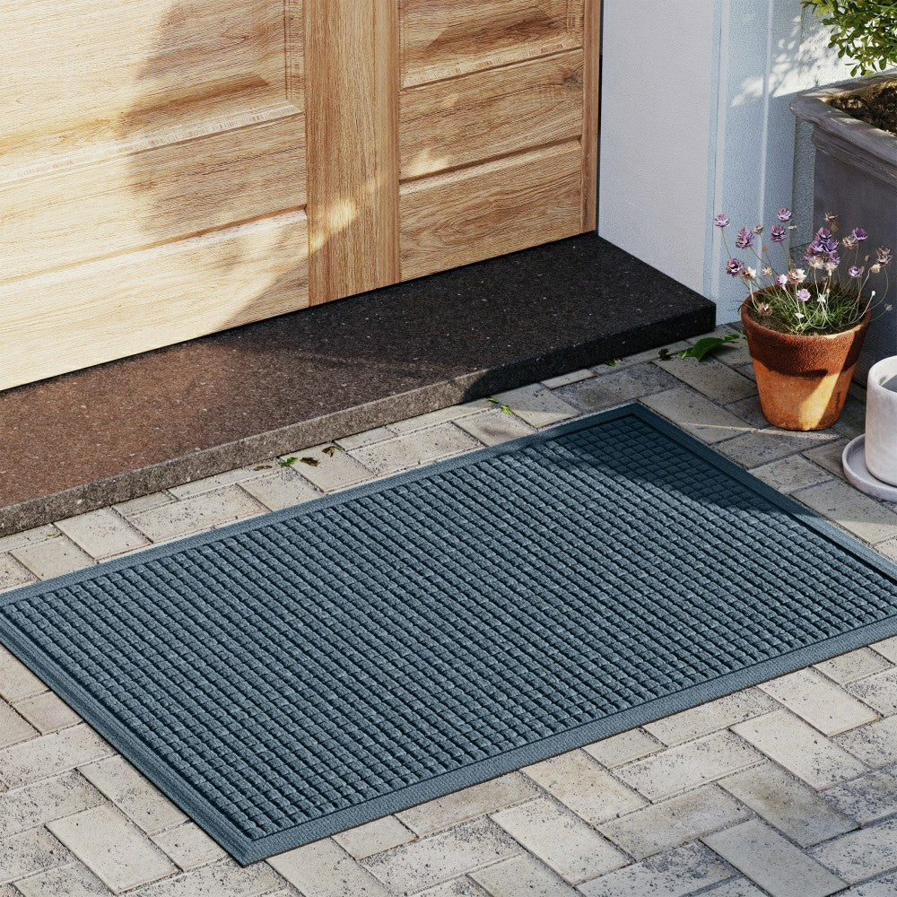WaterHog® Indoor/Outdoor Cubes Doormat, 2' x 3' | Plow & Hearth