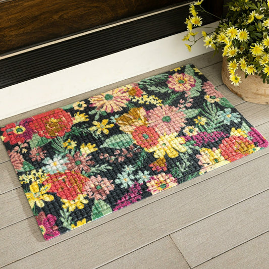 WaterHog® Printed Doormat, Fresh Picked Pattern | Plow & Hearth