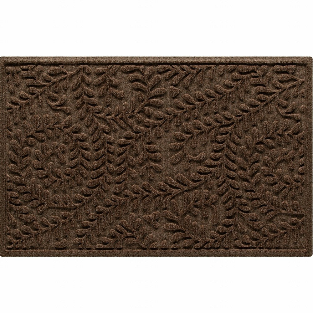 WaterHog® Indoor/Outdoor Leaves Doormat, 2' x 3' | Plow & Hearth