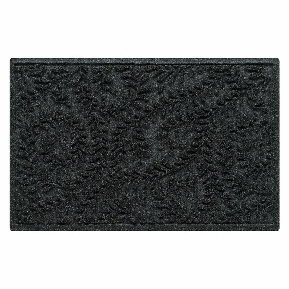 WaterHog® Indoor/Outdoor Leaves Doormat, 2' x 3' | Plow & Hearth