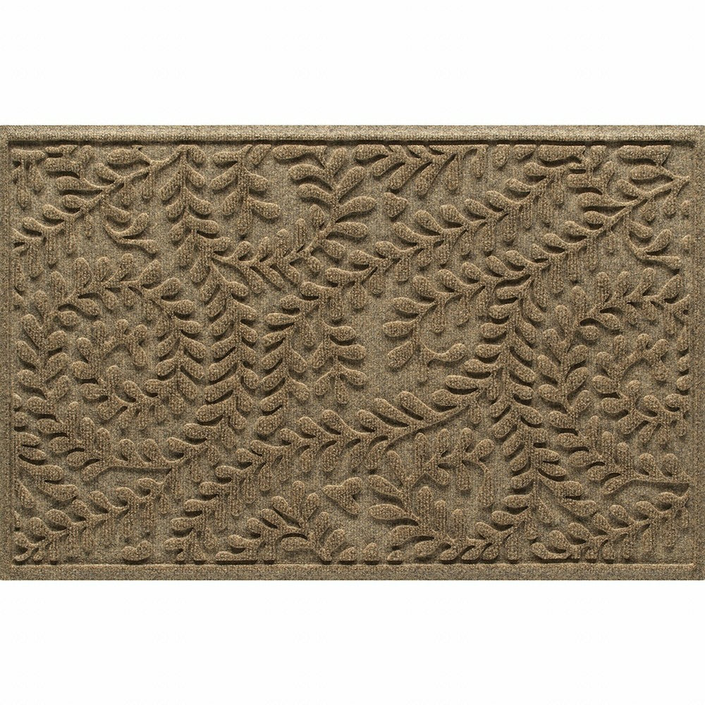 WaterHog® Indoor/Outdoor Leaves Doormat, 2' x 3' | Plow & Hearth