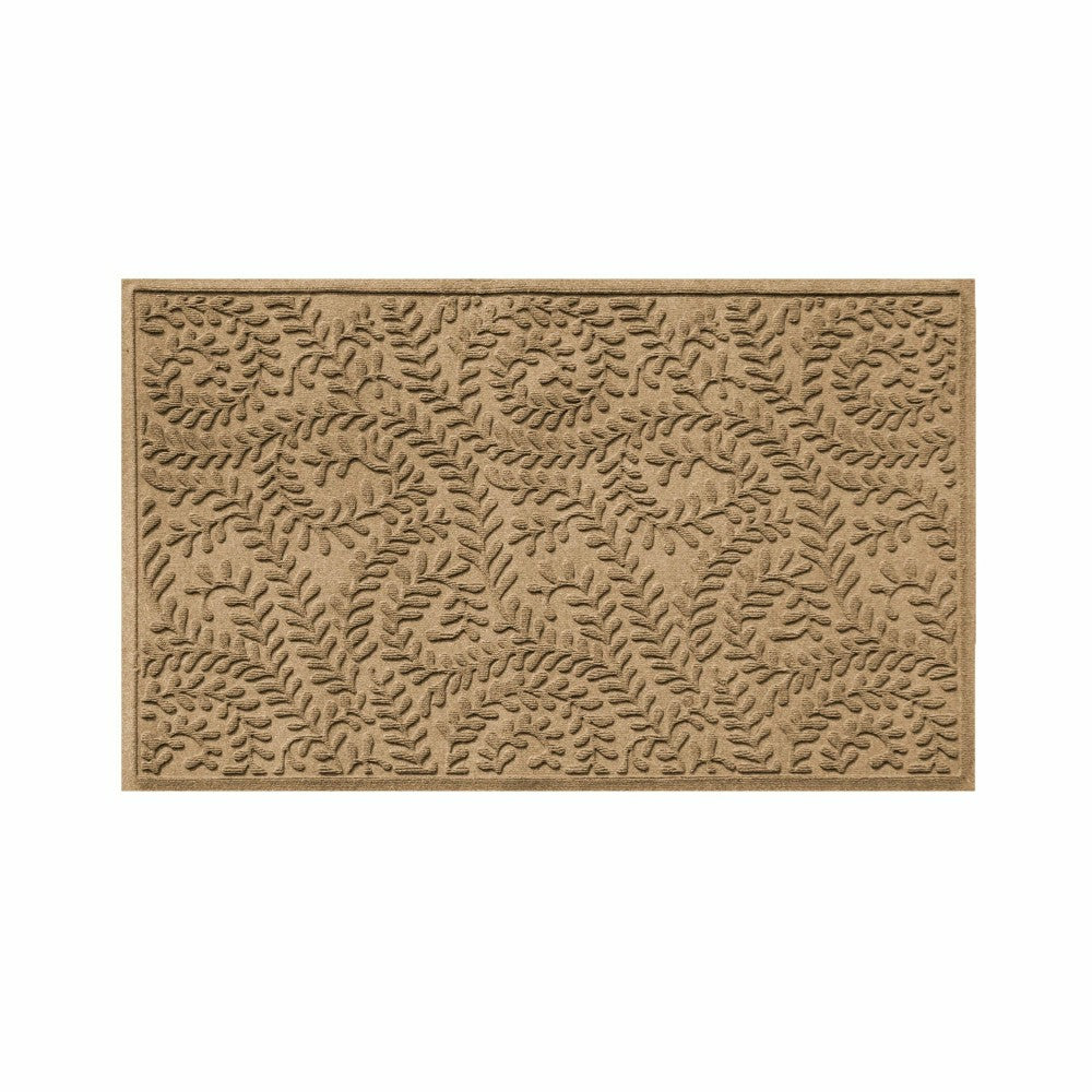 WaterHog® Indoor/Outdoor Leaves Doormat, 3' x 5' | Plow & Hearth