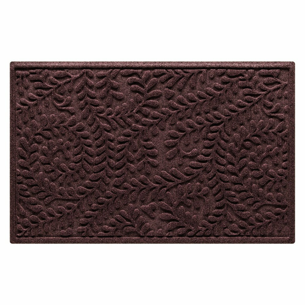 WaterHog® Indoor/Outdoor Leaves Doormat, 20" x 30" | Plow & Hearth