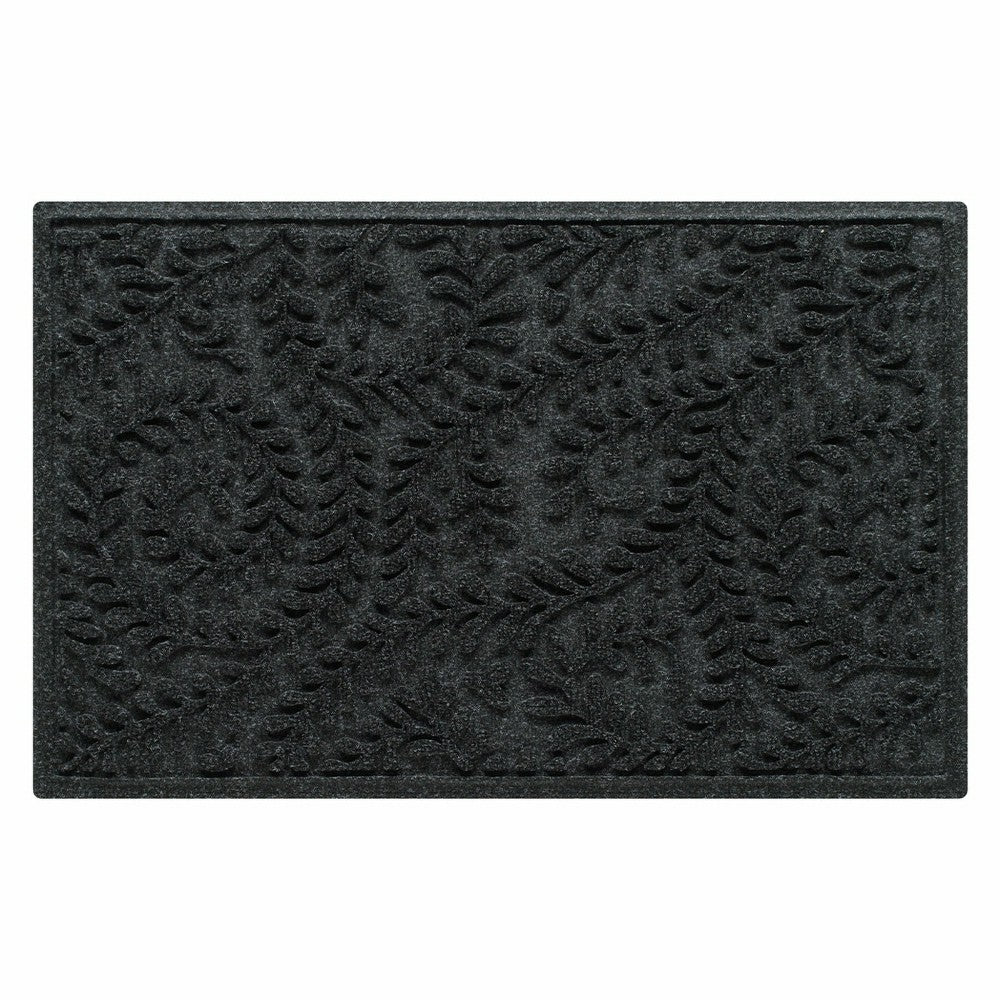 WaterHog® Indoor/Outdoor Leaves Doormat, 20" x 30" | Plow & Hearth