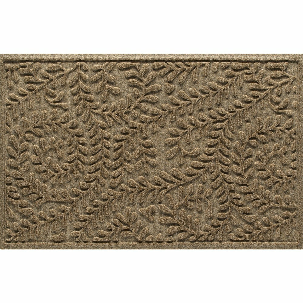WaterHog® Indoor/Outdoor Leaves Doormat, 20" x 30" | Plow & Hearth