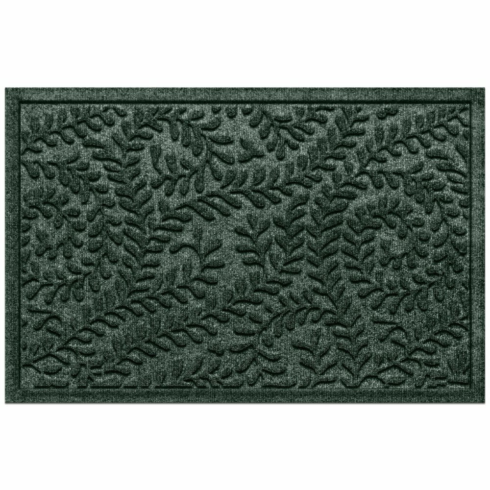 WaterHog® Indoor/Outdoor Leaves Doormat, 20" x 30" | Plow & Hearth