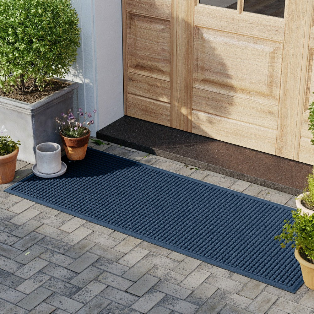 WaterHog® Indoor/Outdoor Cubes Doormat, 22" x 60" | Plow & Hearth