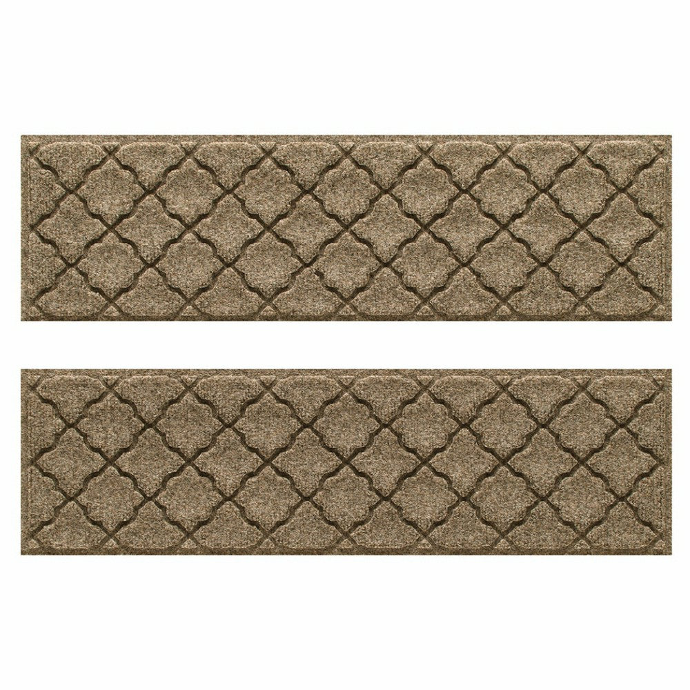 WaterHog® Cordova 8.5"x30" Indoor Outdoor Stair Treads, Set of 4 | Plow & Hearth