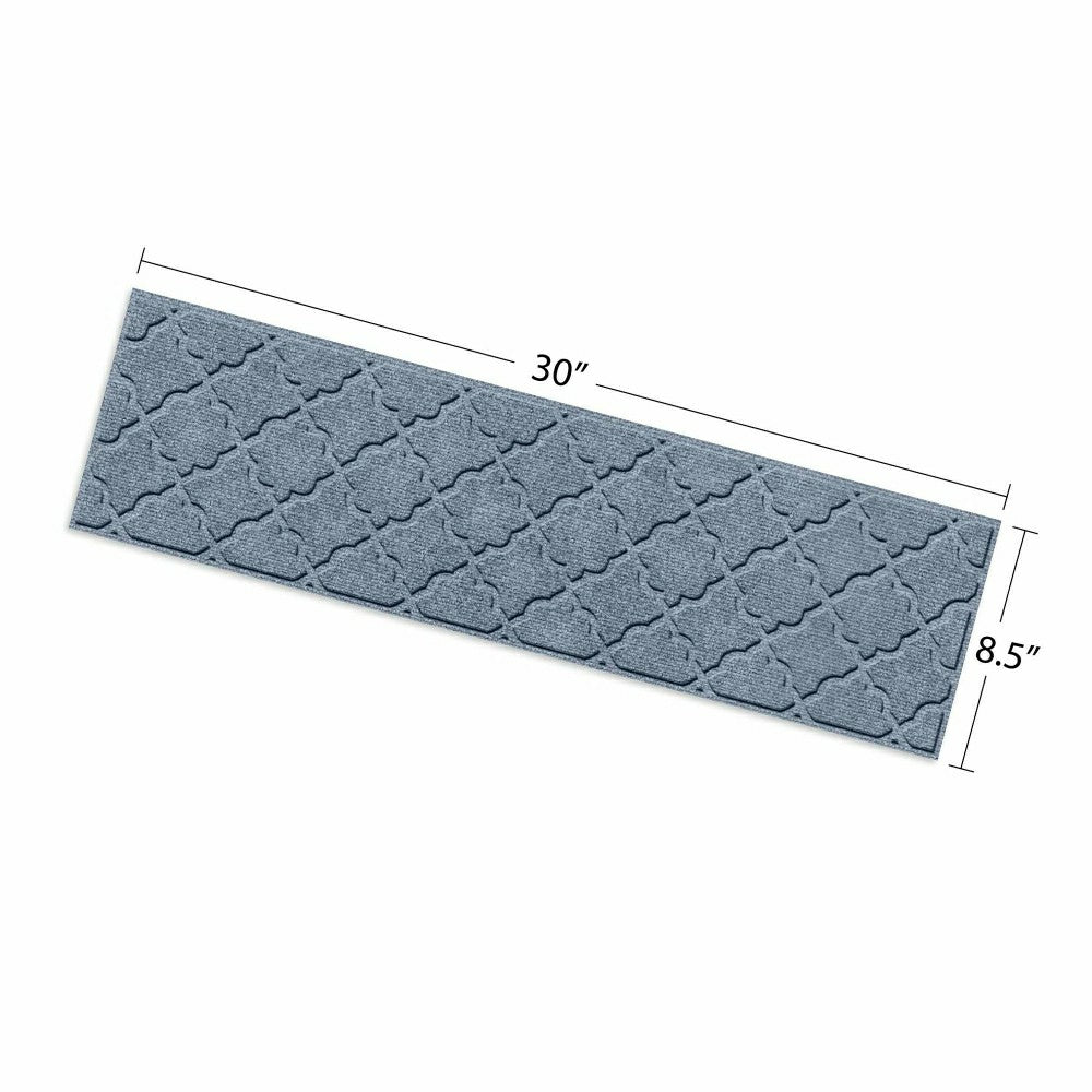 WaterHog® Cordova 8.5"x30" Indoor Outdoor Stair Treads, Set of 4 | Plow & Hearth