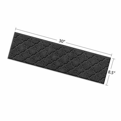 WaterHog® Cordova 8.5"x30" Indoor Outdoor Stair Treads, Set of 4 | Plow & Hearth