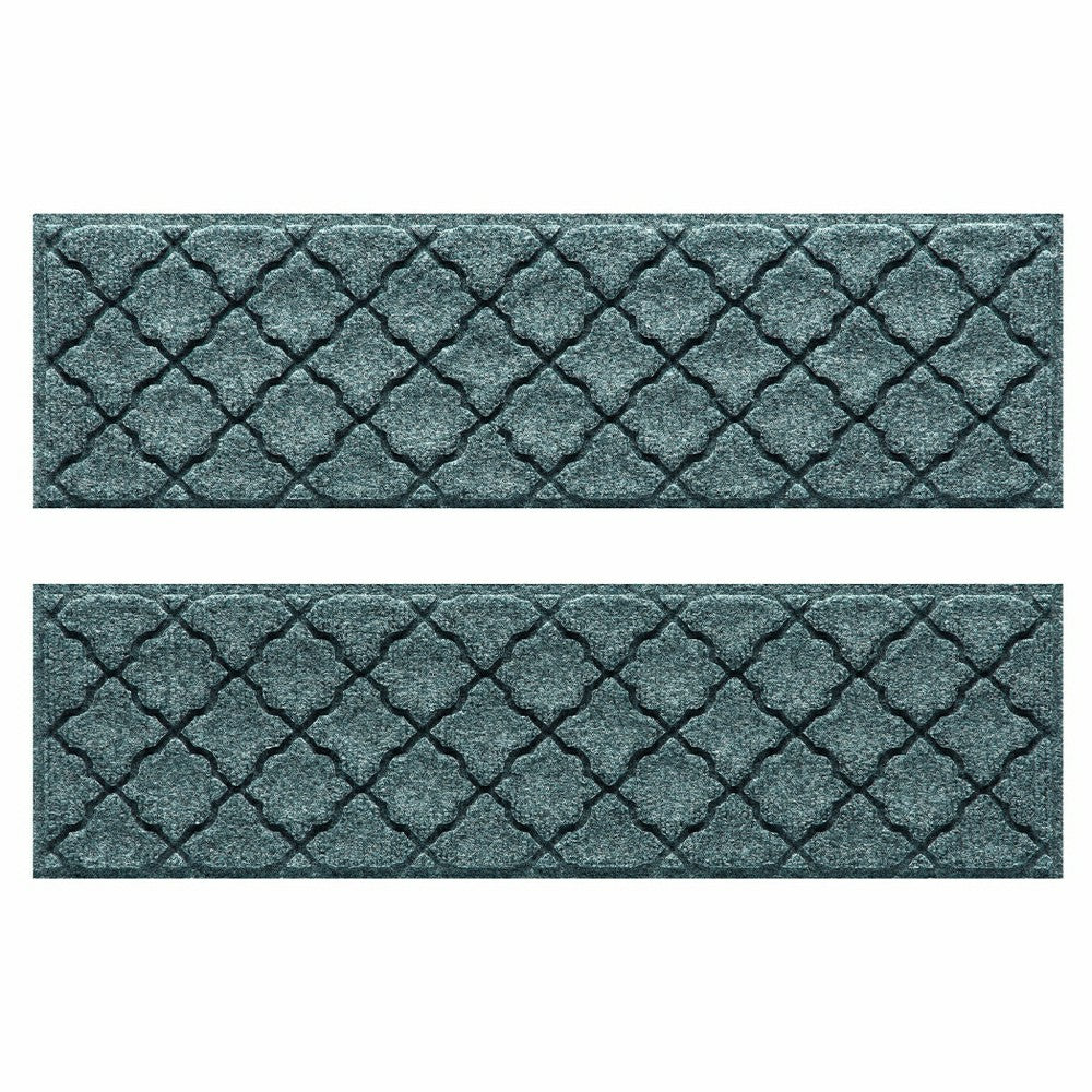 WaterHog® Cordova 8.5"x30" Indoor Outdoor Stair Treads, Set of 4 | Plow & Hearth
