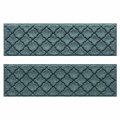 WaterHog® Cordova 8.5"x30" Indoor Outdoor Stair Treads, Set of 4 | Plow & Hearth