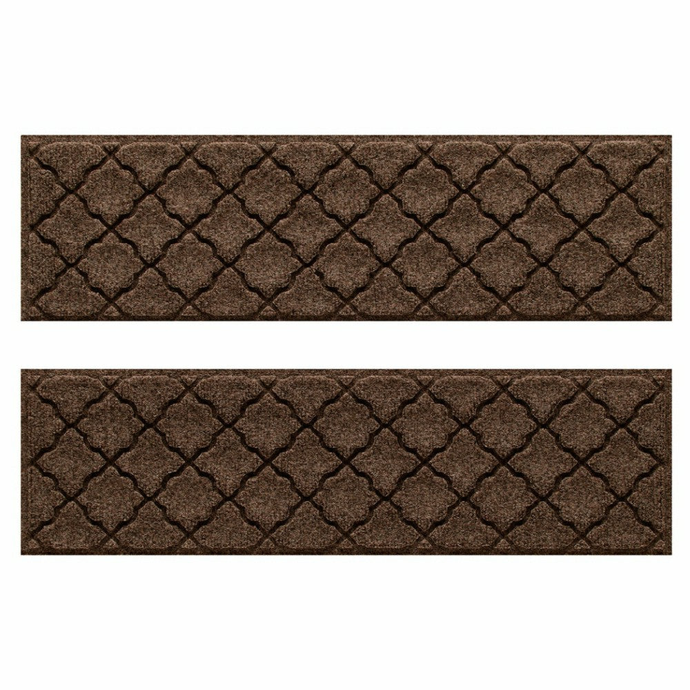 WaterHog® Cordova 8.5"x30" Indoor Outdoor Stair Treads, Set of 4 | Plow & Hearth