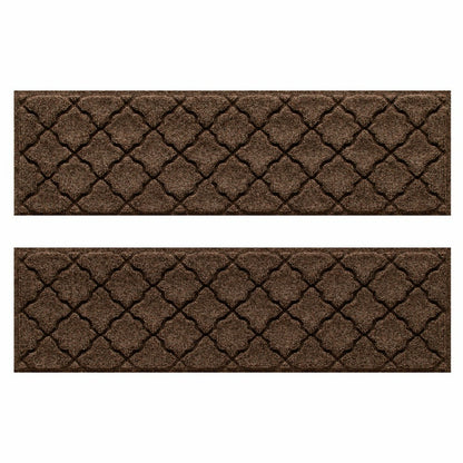 WaterHog® Cordova 8.5"x30" Indoor Outdoor Stair Treads, Set of 4 | Plow & Hearth