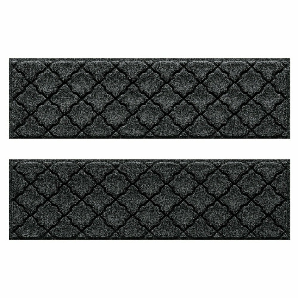 WaterHog® Cordova 8.5"x30" Indoor Outdoor Stair Treads, Set of 4 | Plow & Hearth