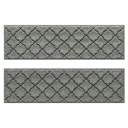 WaterHog® Cordova 8.5"x30" Indoor Outdoor Stair Treads, Set of 4 | Plow & Hearth