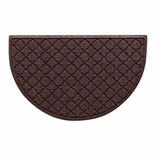WaterHog® Cordova 24"x39" Half Round Indoor Outdoor Doormat | Plow & Hearth