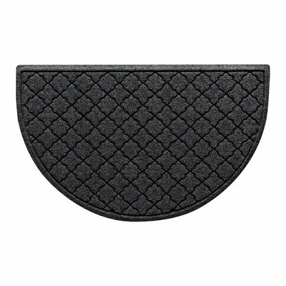 WaterHog® Cordova 24"x39" Half Round Indoor Outdoor Doormat | Plow & Hearth