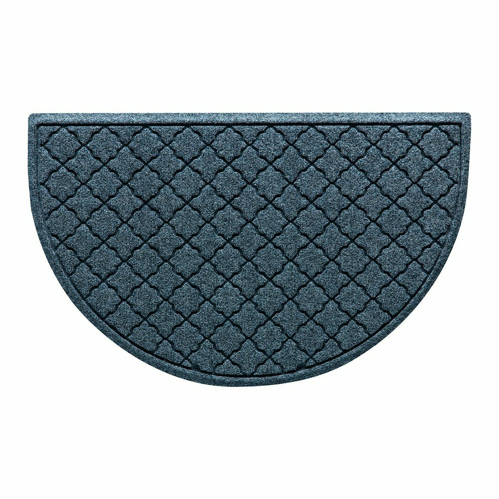 WaterHog® Cordova 24"x39" Half Round Indoor Outdoor Doormat | Plow & Hearth