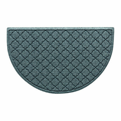 WaterHog® Cordova 24"x39" Half Round Indoor Outdoor Doormat | Plow & Hearth