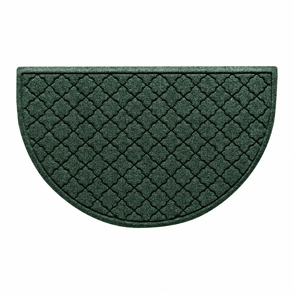 WaterHog® Cordova 24"x39" Half Round Indoor Outdoor Doormat | Plow & Hearth