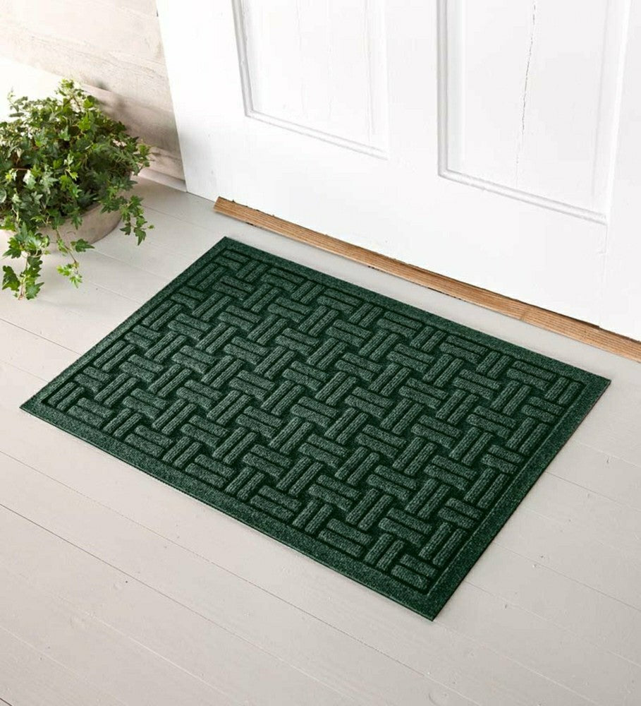 WaterHog® Basket Weave Doormat, 3' x 5' | Plow & Hearth