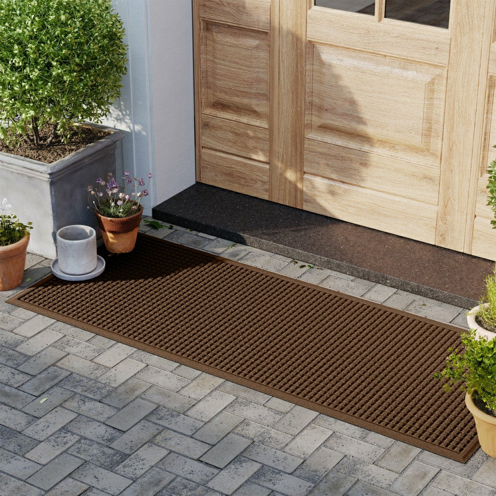 WaterHog® Indoor/Outdoor Cubes Doormat, 3' x 7' | Plow & Hearth