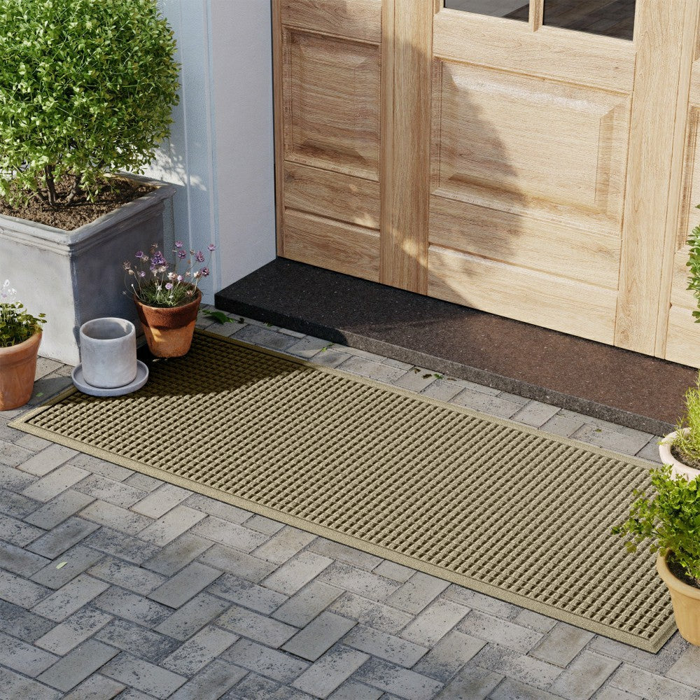 WaterHog® Indoor/Outdoor Cubes Doormat, 3' x 7' | Plow & Hearth