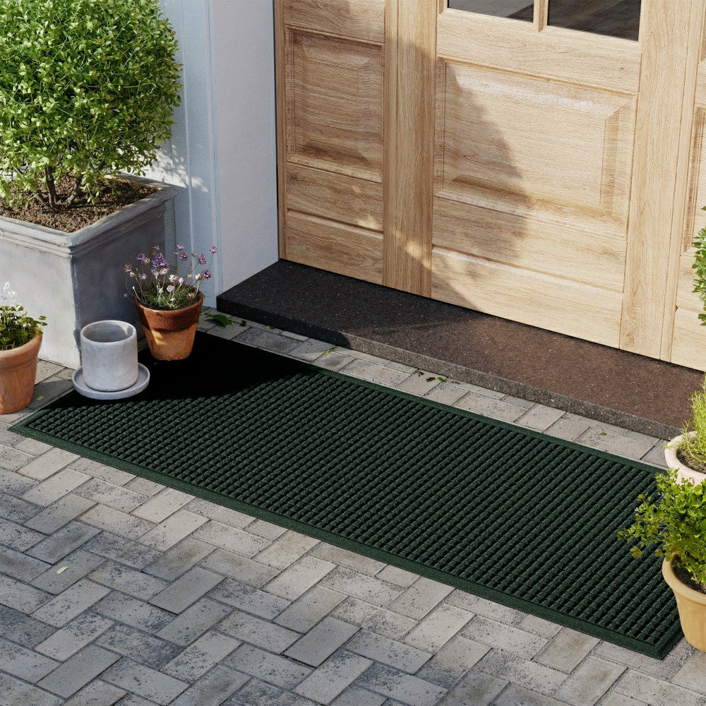 WaterHog® Indoor/Outdoor Cubes Doormat, 3' x 7' | Plow & Hearth