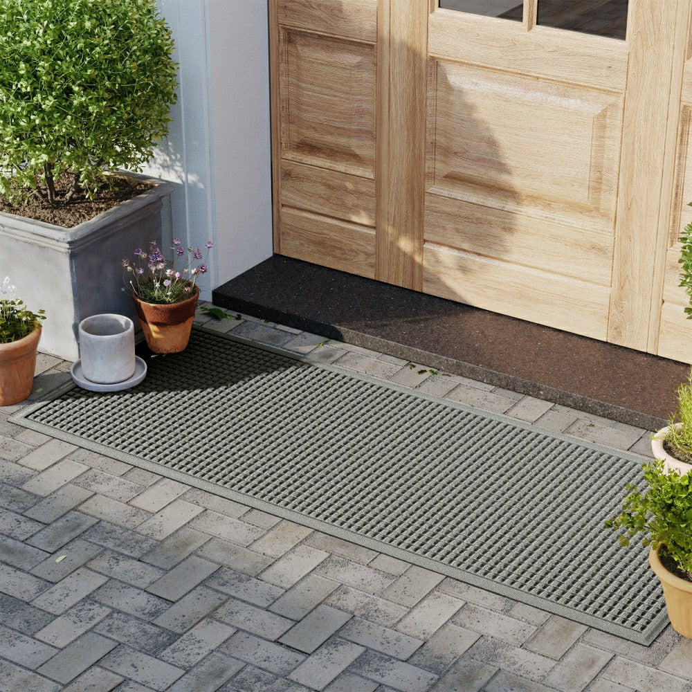 WaterHog® Indoor/Outdoor Cubes Doormat, 3' x 7' | Plow & Hearth