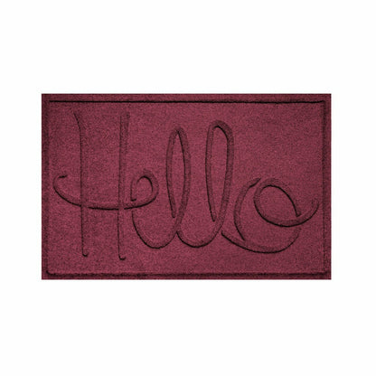 WaterHog® Indoor/Outdoor Hello Doormat, 2' x 3' | Plow & Hearth