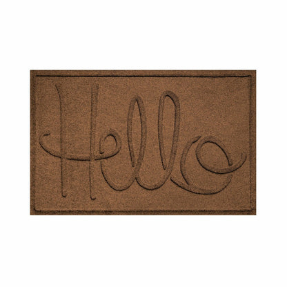 WaterHog® Indoor/Outdoor Hello Doormat, 2' x 3' | Plow & Hearth
