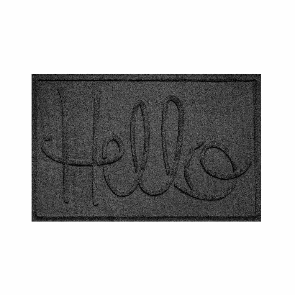 WaterHog® Indoor/Outdoor Hello Doormat, 2' x 3' | Plow & Hearth
