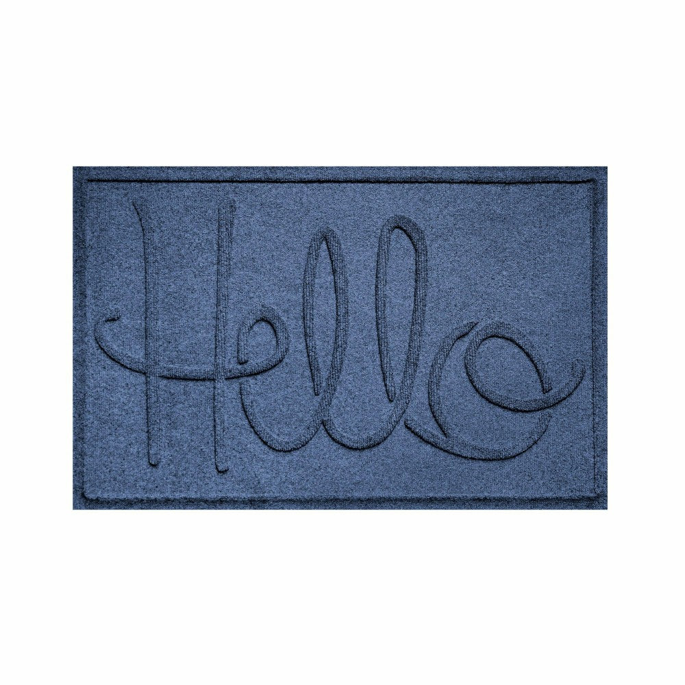 WaterHog® Indoor/Outdoor Hello Doormat, 2' x 3' | Plow & Hearth
