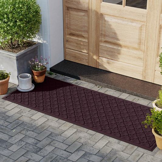 WaterHog® Indoor/Outdoor Geometric Doormat, 22" x 60" | Plow & Hearth