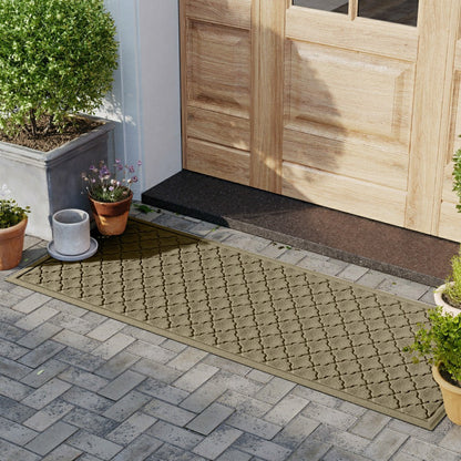 WaterHog® Indoor/Outdoor Geometric Doormat, 22" x 60" | Plow & Hearth