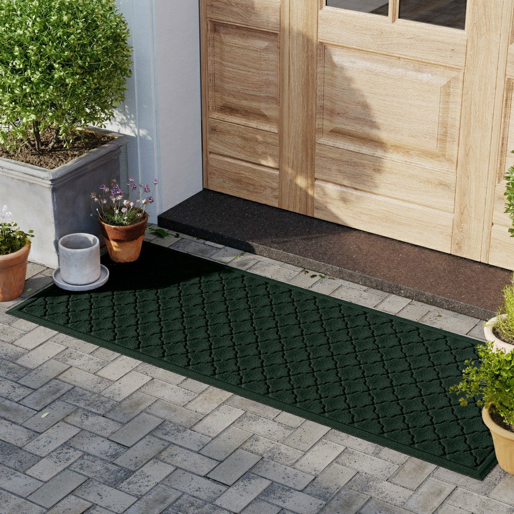 WaterHog® Indoor/Outdoor Geometric Doormat, 22" x 60" | Plow & Hearth