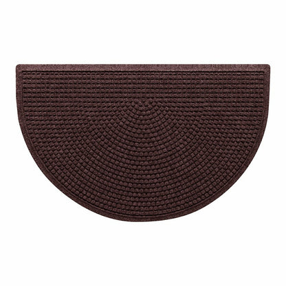 WaterHog® Indoor/Outdoor Cubes Half-Round Doormat, 24" x 39" | Plow & Hearth