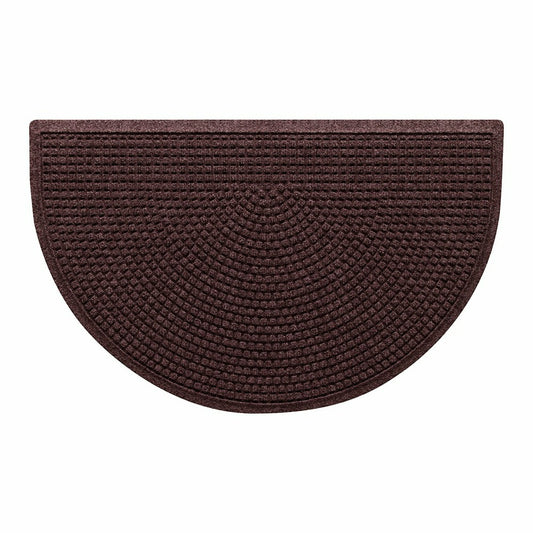 WaterHog® Indoor/Outdoor Cubes Half-Round Doormat, 24" x 39" | Plow & Hearth