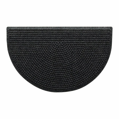 WaterHog® Indoor/Outdoor Cubes Half-Round Doormat, 24" x 39" | Plow & Hearth