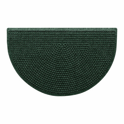 WaterHog® Indoor/Outdoor Cubes Half-Round Doormat, 24" x 39" | Plow & Hearth