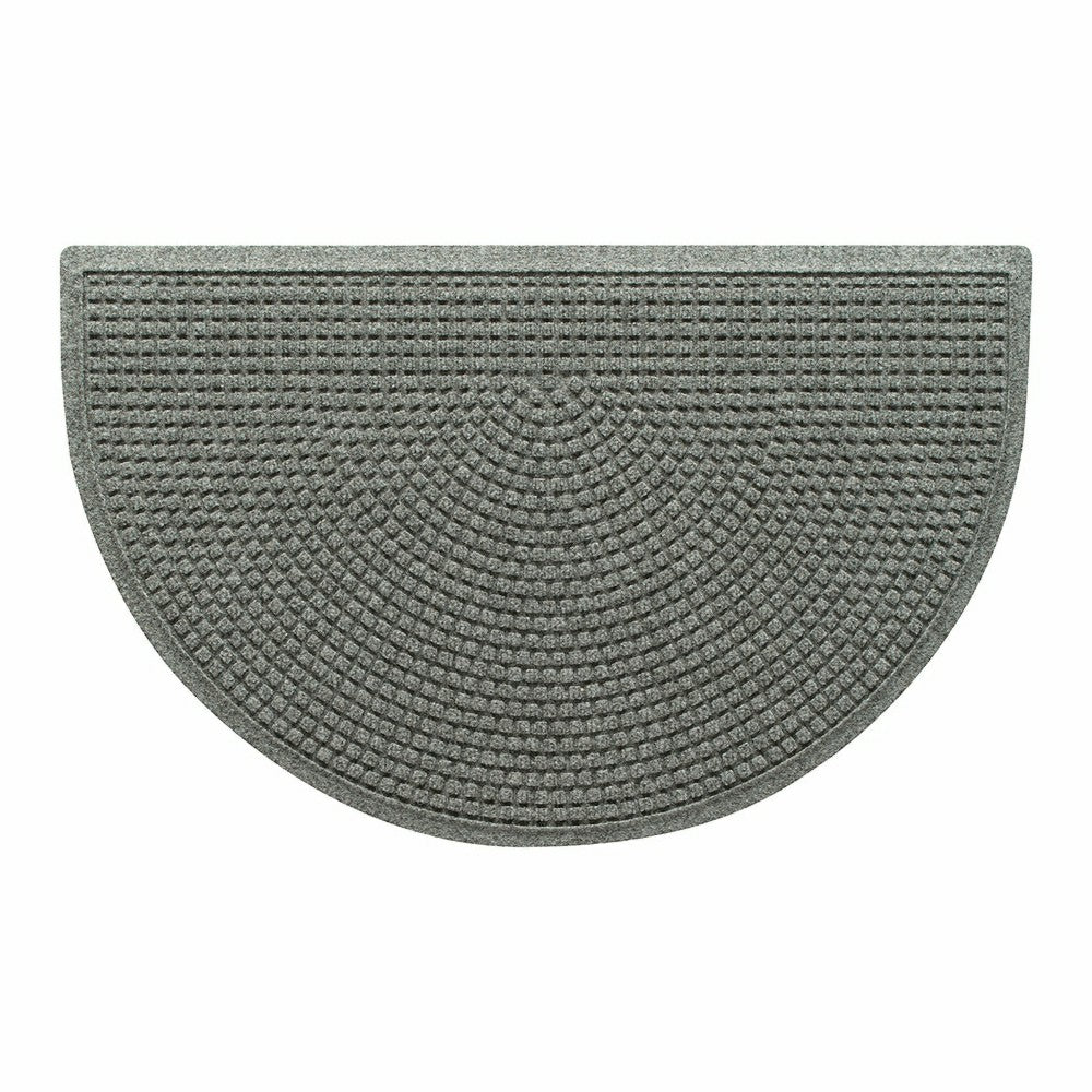 WaterHog® Indoor/Outdoor Cubes Half-Round Doormat, 24" x 39" | Plow & Hearth
